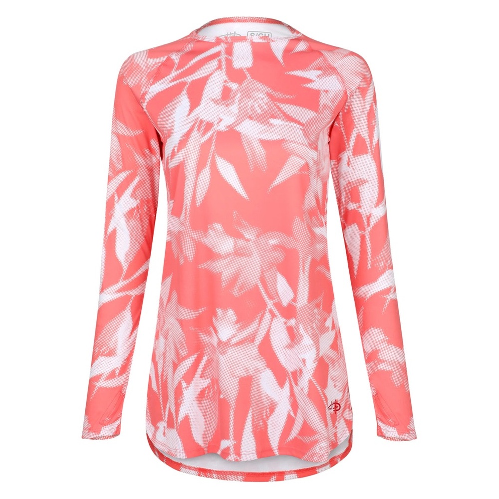 NWT Reel Life Pink White Jax Beach UV Cover Up Size L - Picture 1 of 8